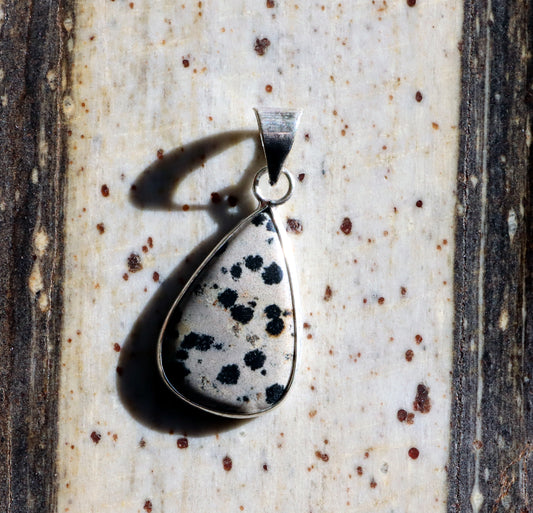 Dalmatine jasper pendant