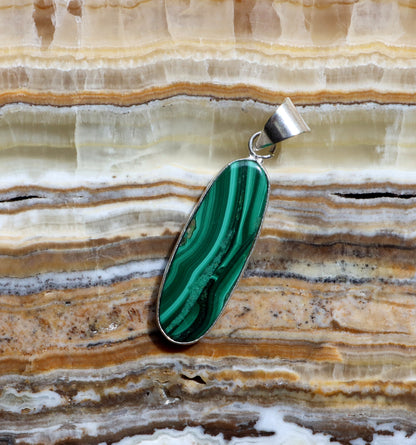 Malachite pendant