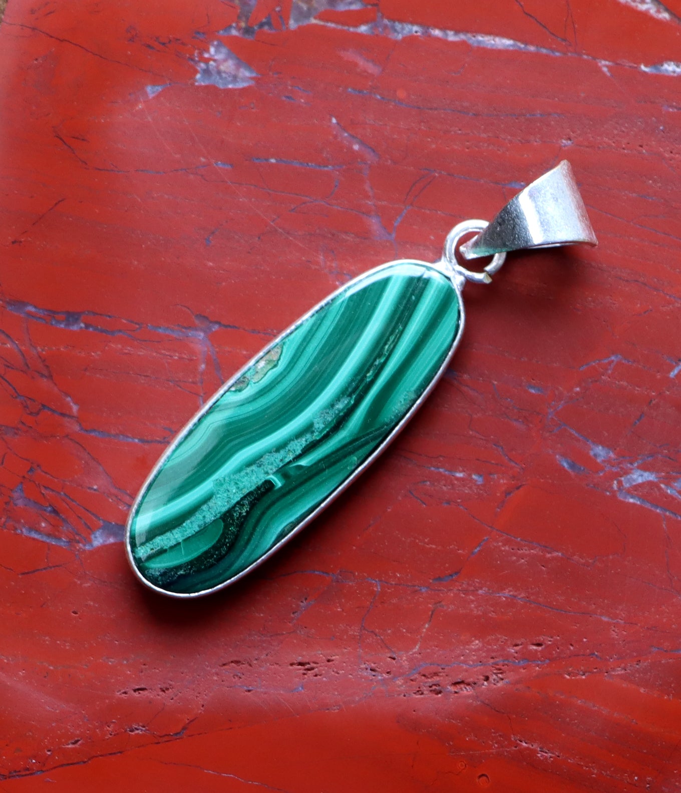 Malachite pendant