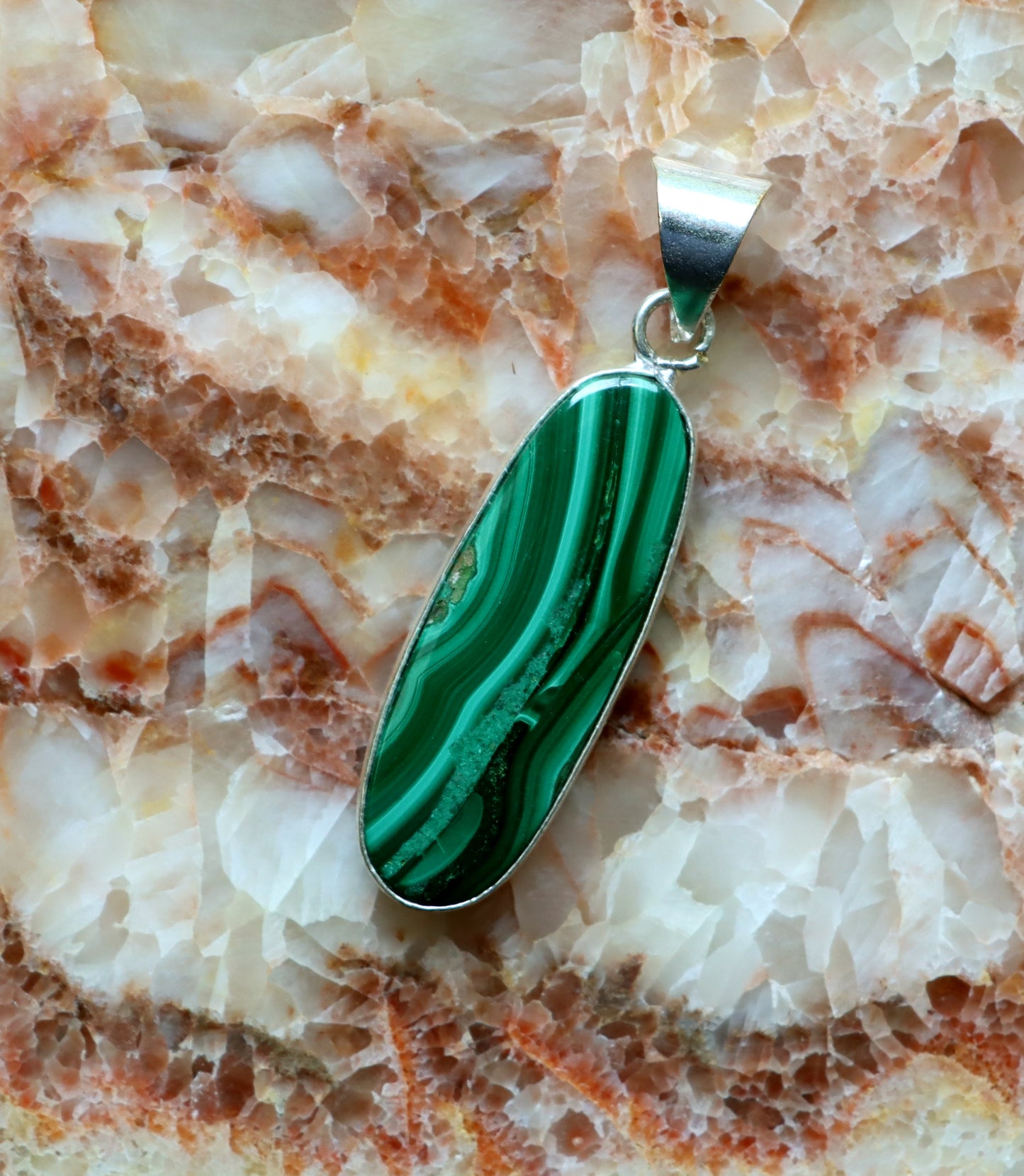 Malachite pendant