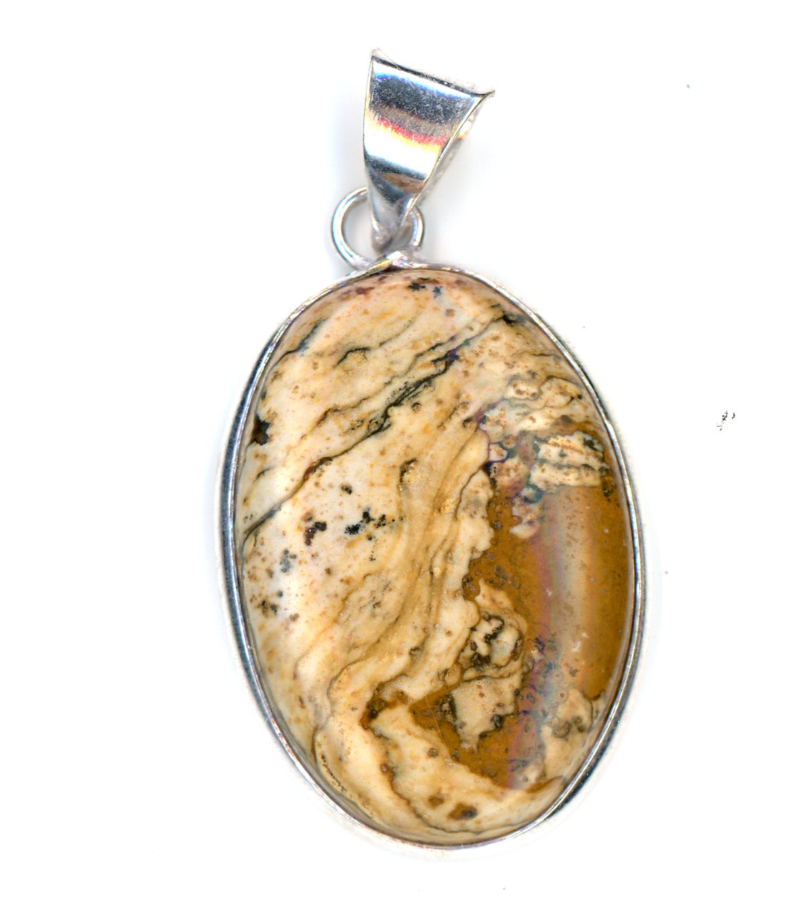 Picture jasper pendant