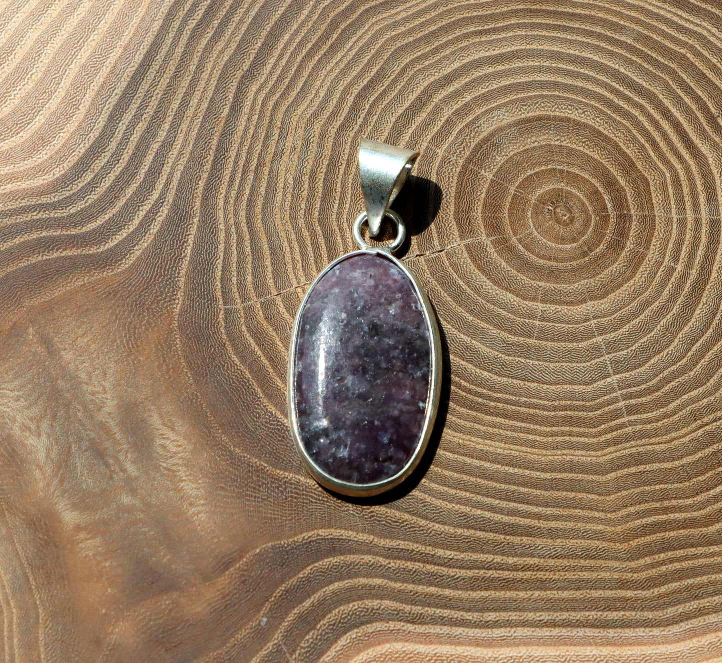 Lepidolite pendant