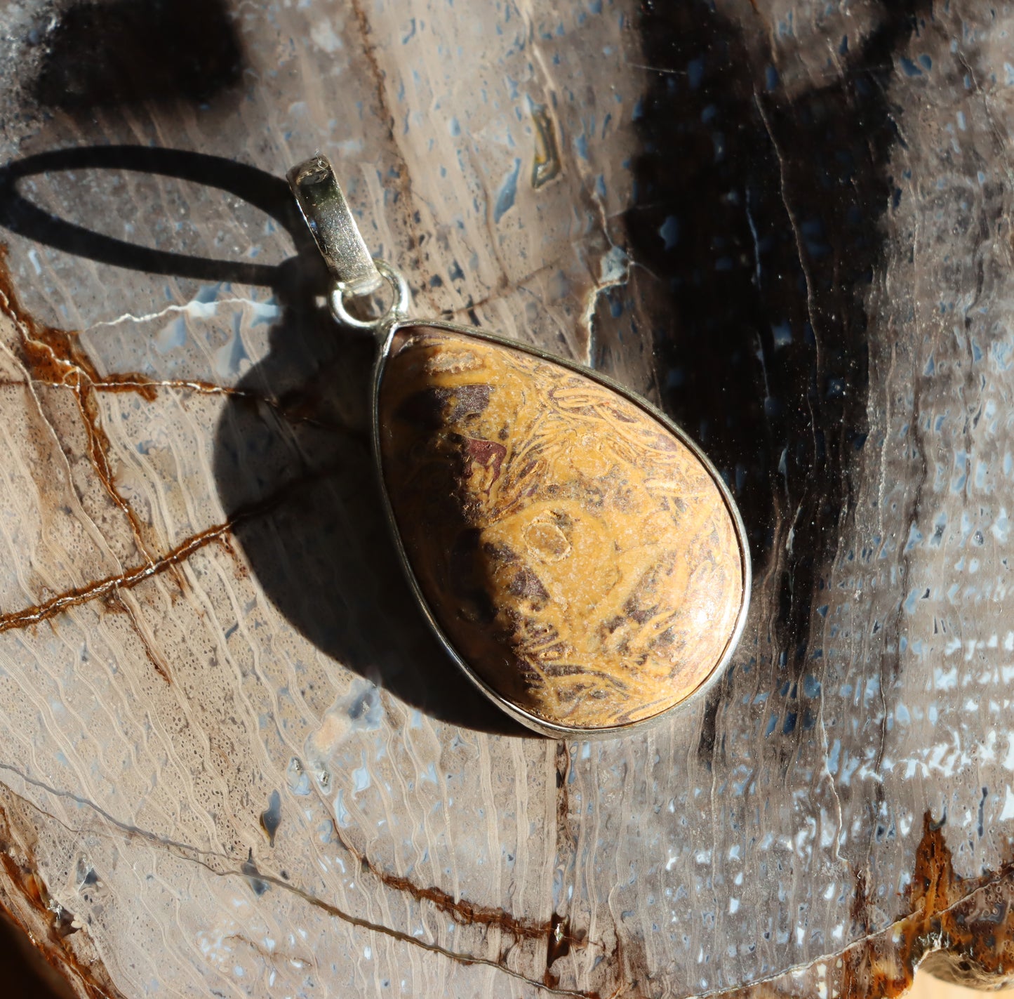 Jasper Mariam pendant