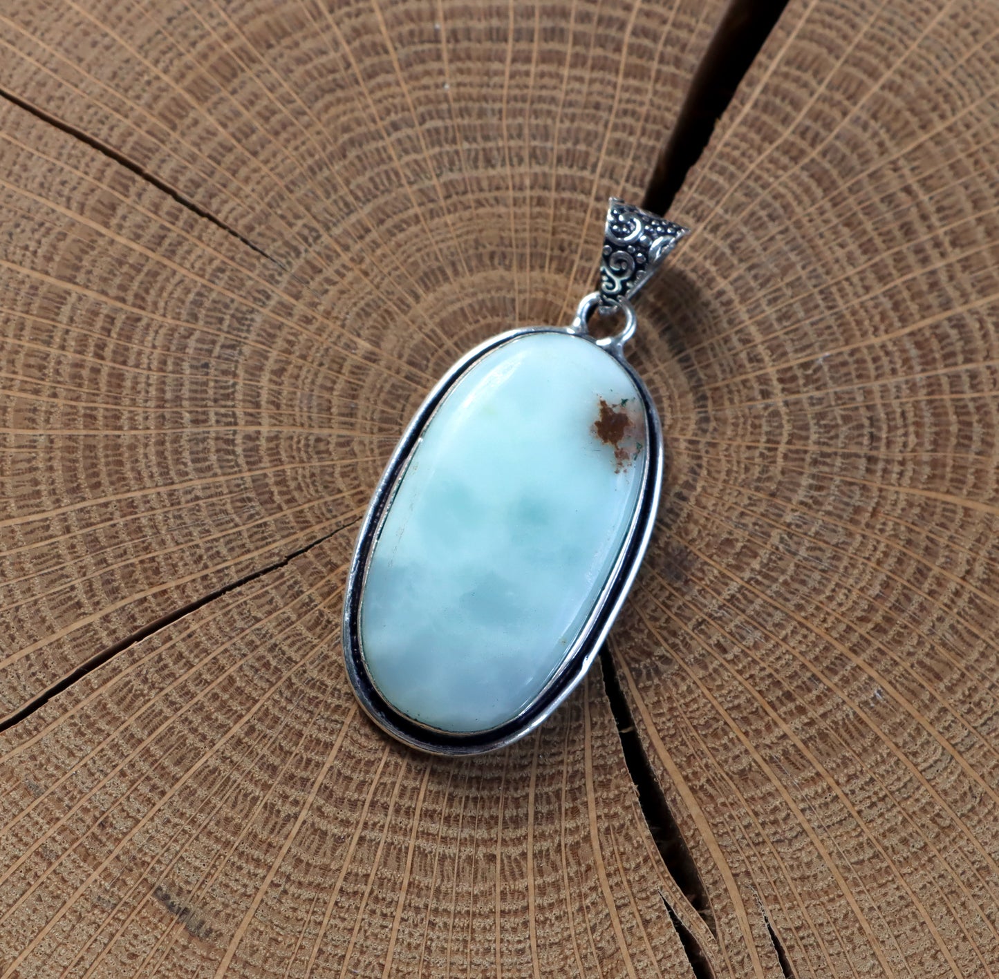 Hemimorphite pendant