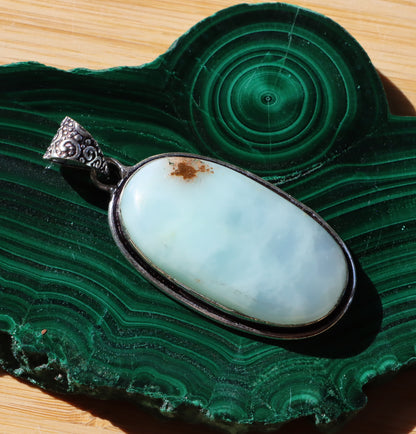 Hemimorphite pendant