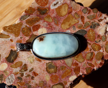 Hemimorphite pendant