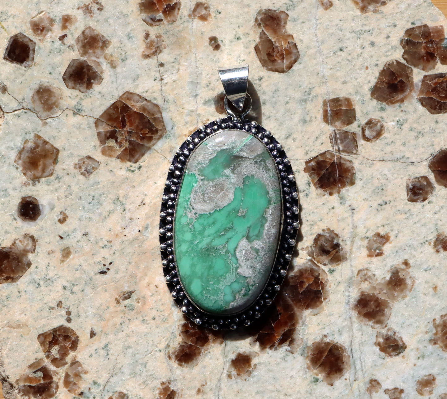 Variscite pendant