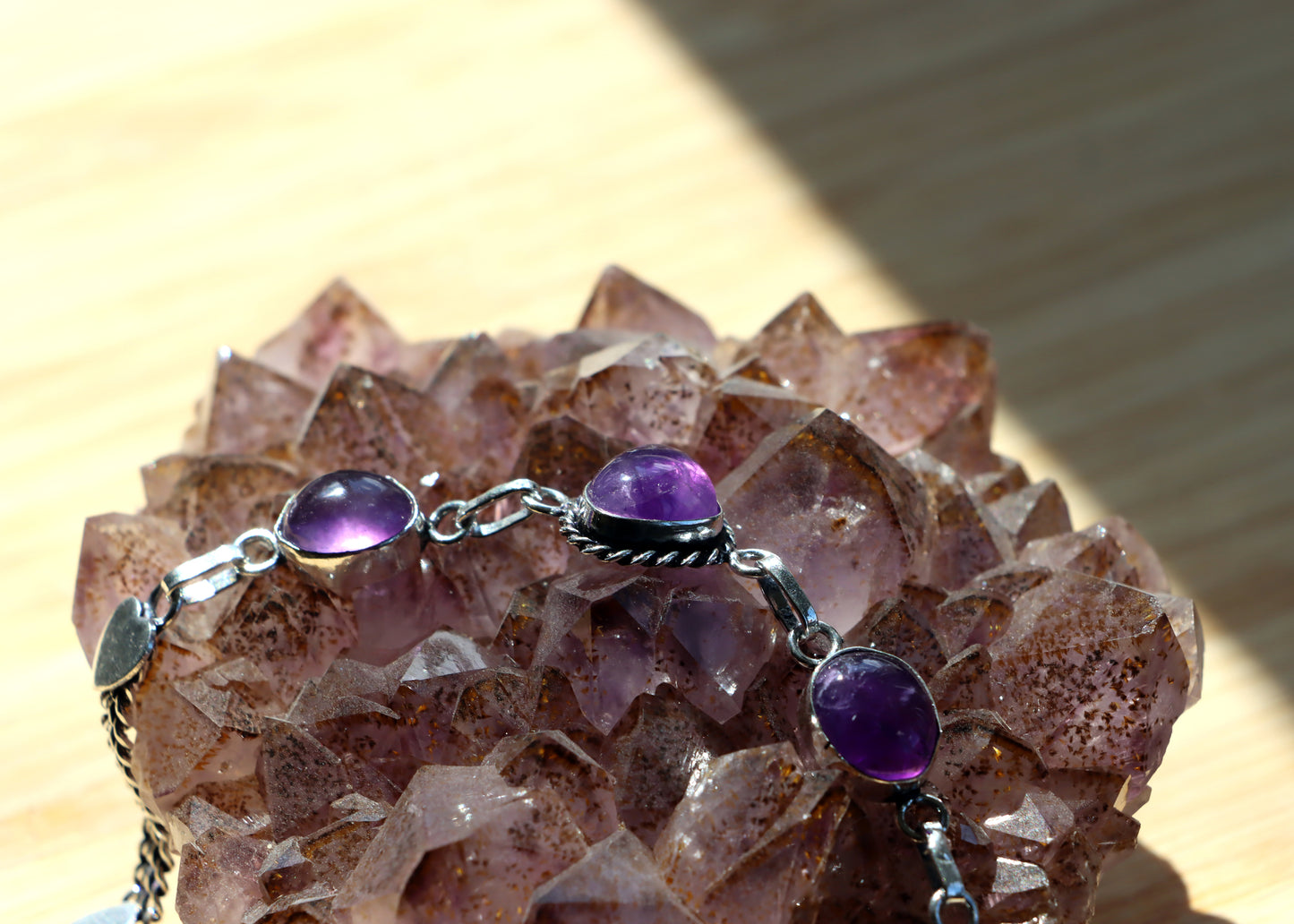 Amethyst bracelet