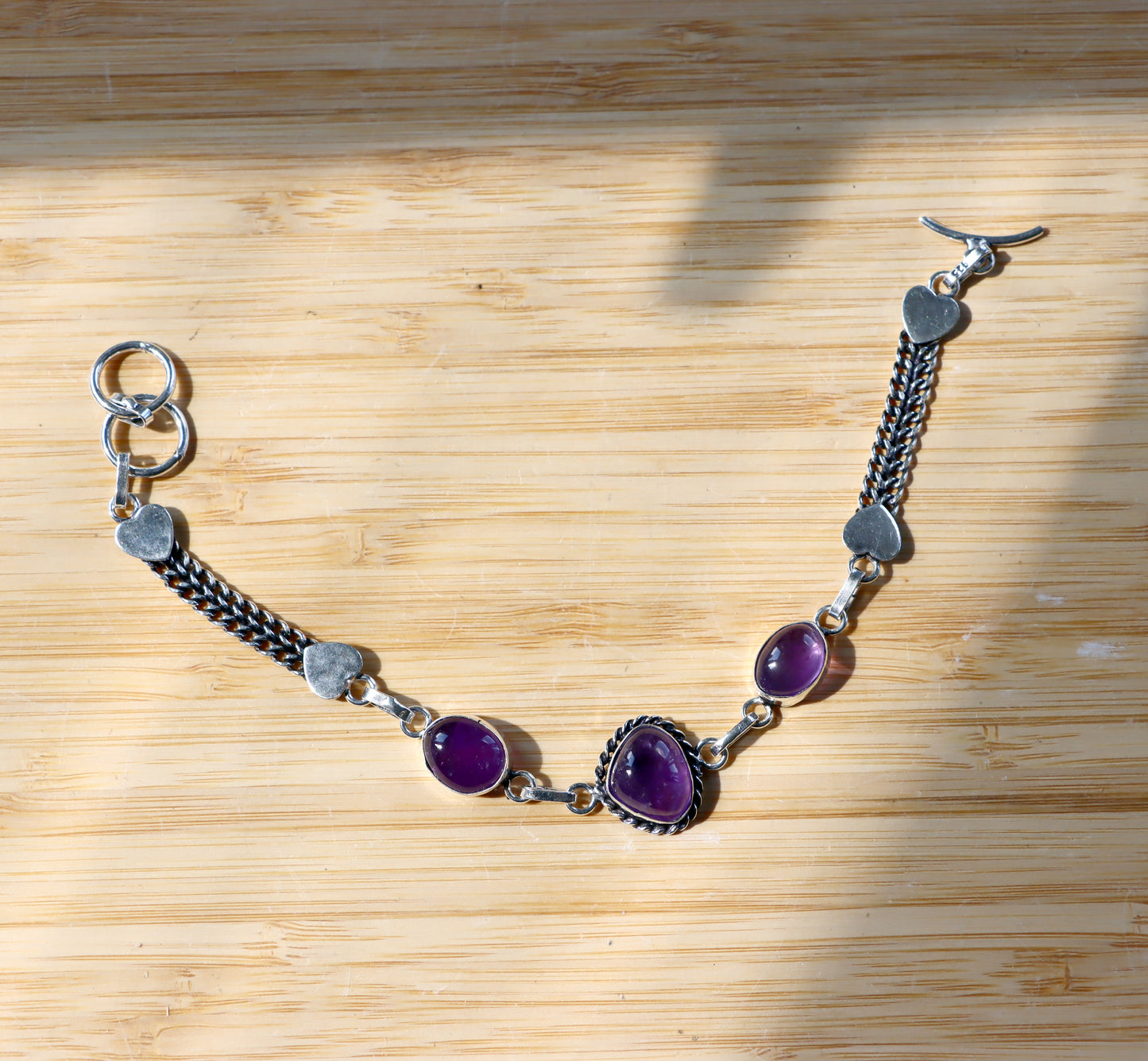 Amethyst bracelet