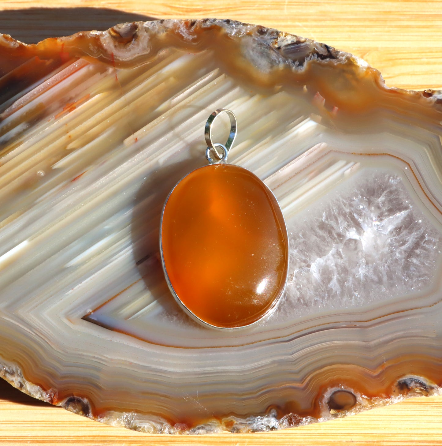 Carnelian pendant