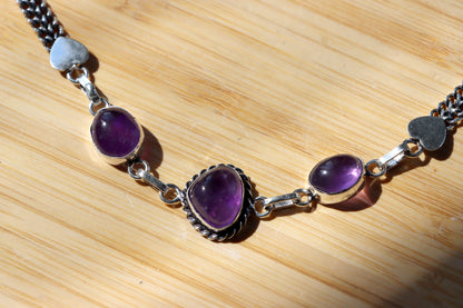 Amethyst bracelet