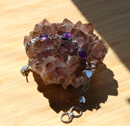 Amethyst bracelet