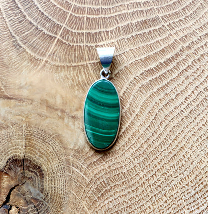 Malachite pendant