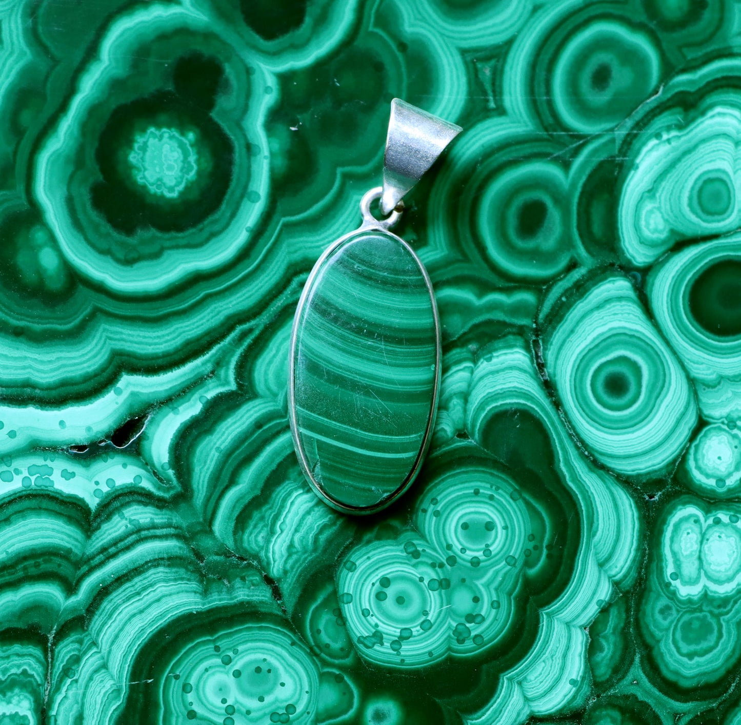 Malachite pendant