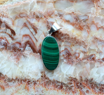 Malachite pendant