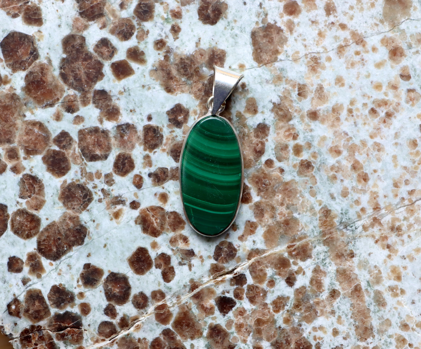 Malachite pendant