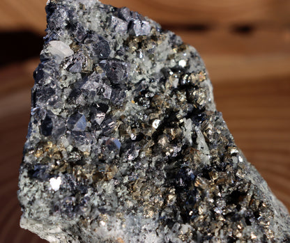 Druze galena pyrite