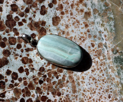 Hemimorphite pendant