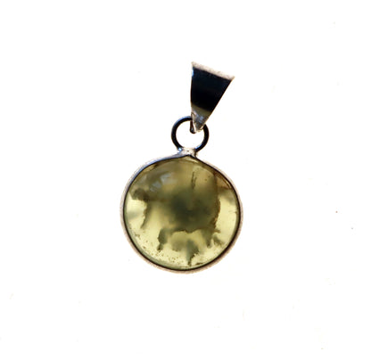 Epidote pendant in prehnite