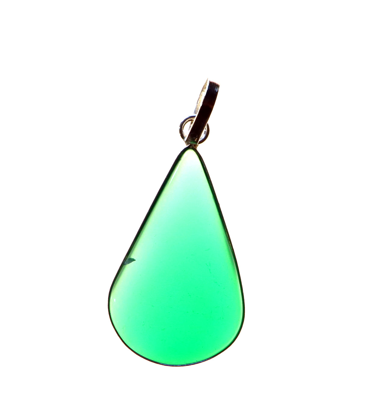 Green onyx pendant