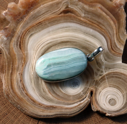 Hemimorphite pendant