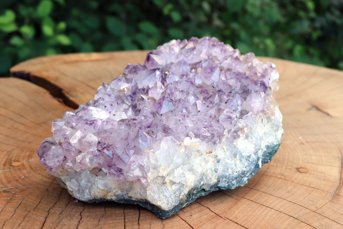 Amethyst drusen