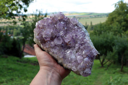 Amethyst drusen