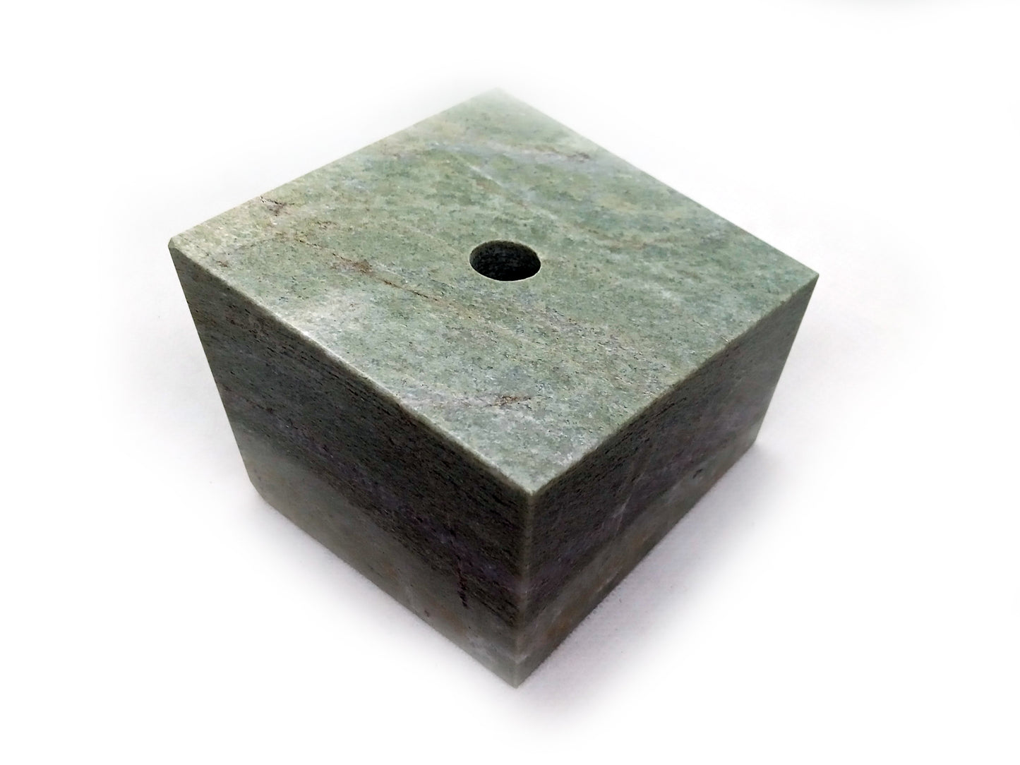 Green marble pencil stand