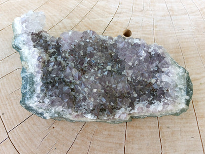 Amethyst drusen