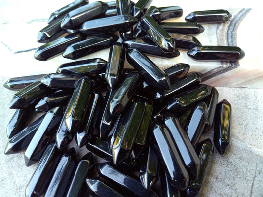 Obsidian, double sided tip