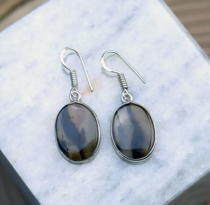 Onyx earrings