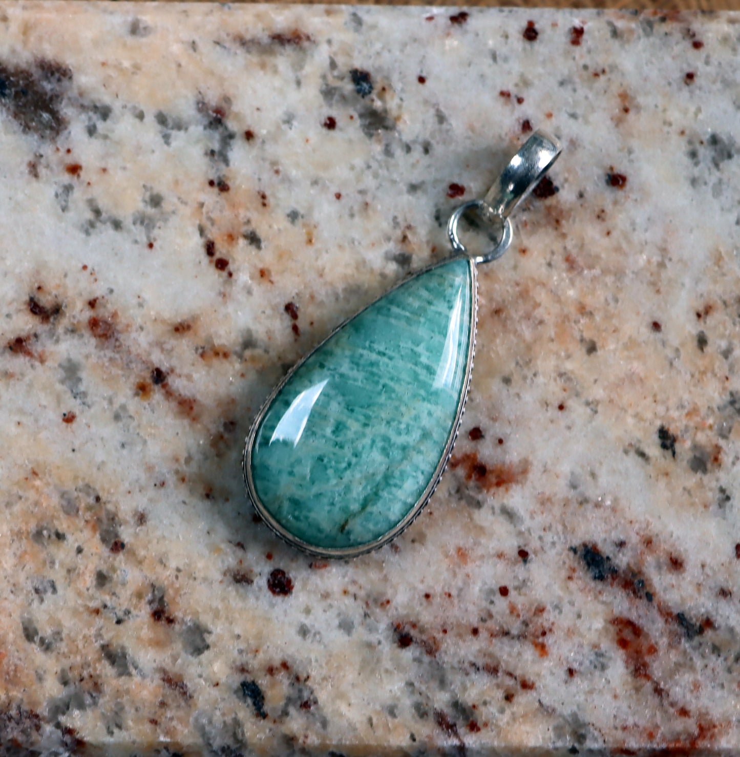 Amazonite pendant