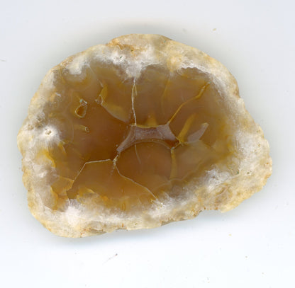 Carnelian geode slice