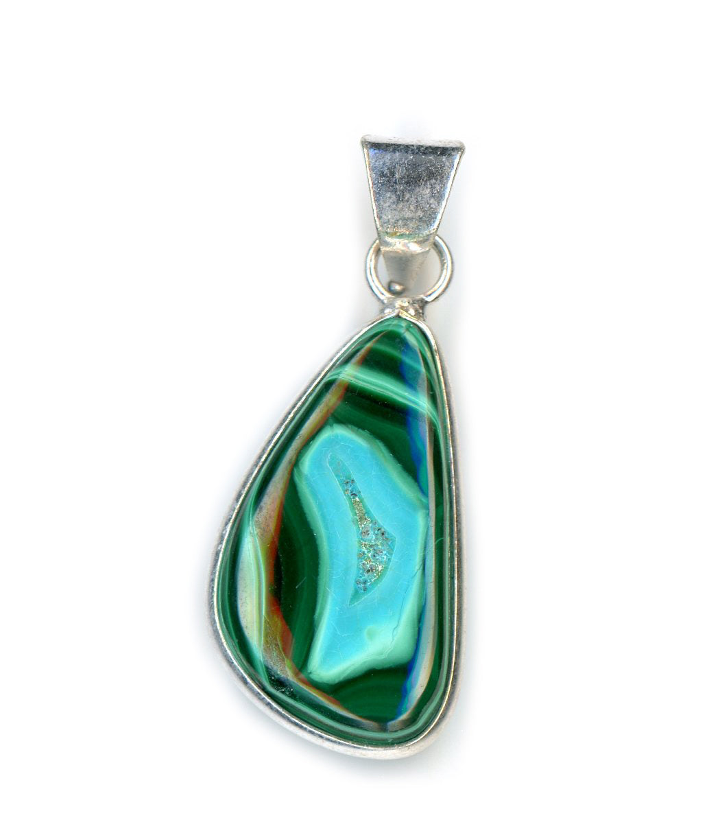 Azuromalachite pendant