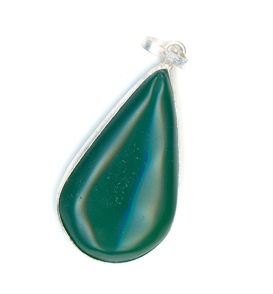 Green onyx pendant