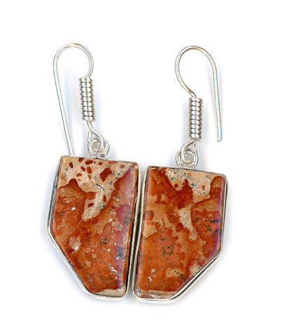 Asteroid jasper earrings