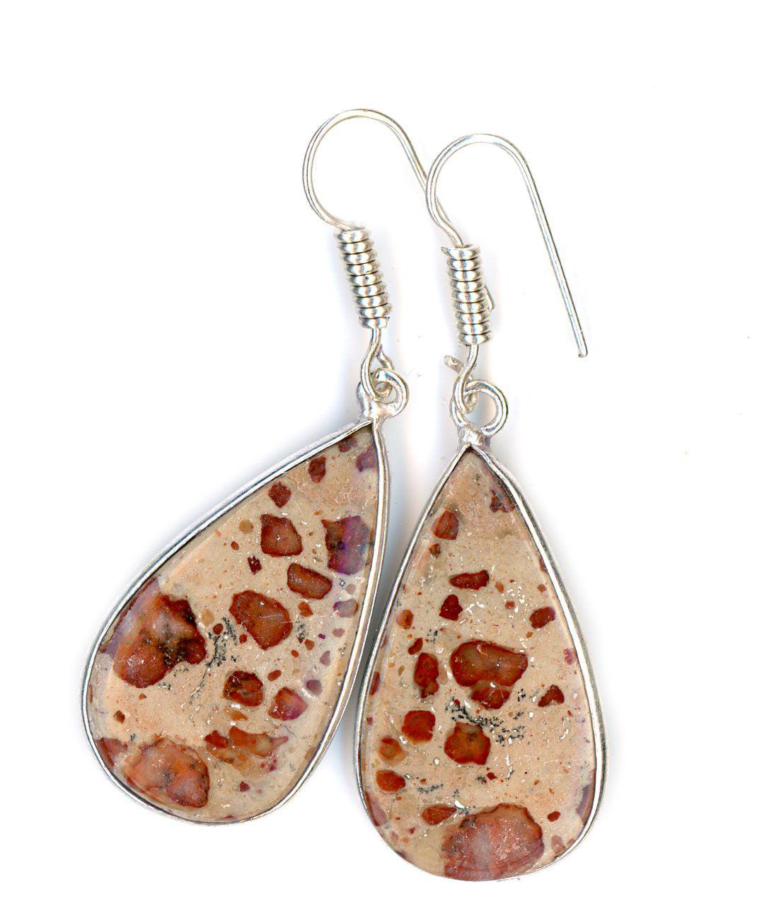 Asteroid jasper earrings