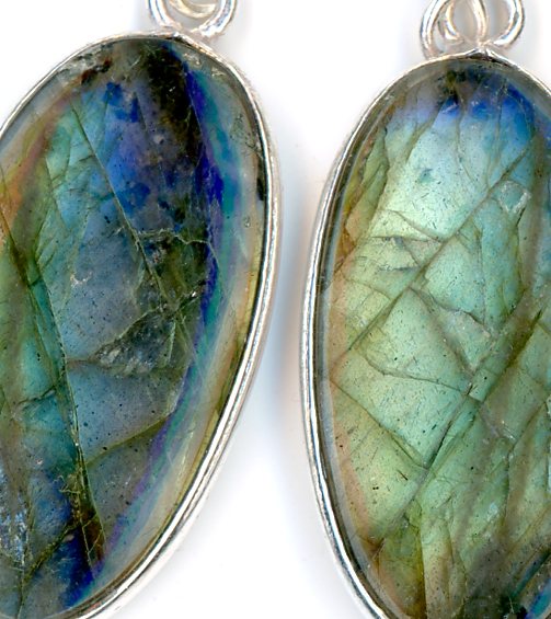 Labradorite earrings