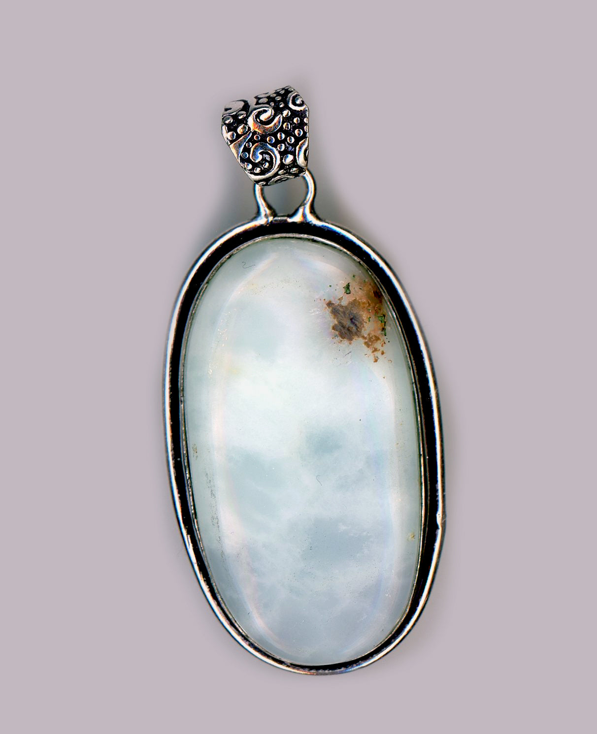 Hemimorphite pendant