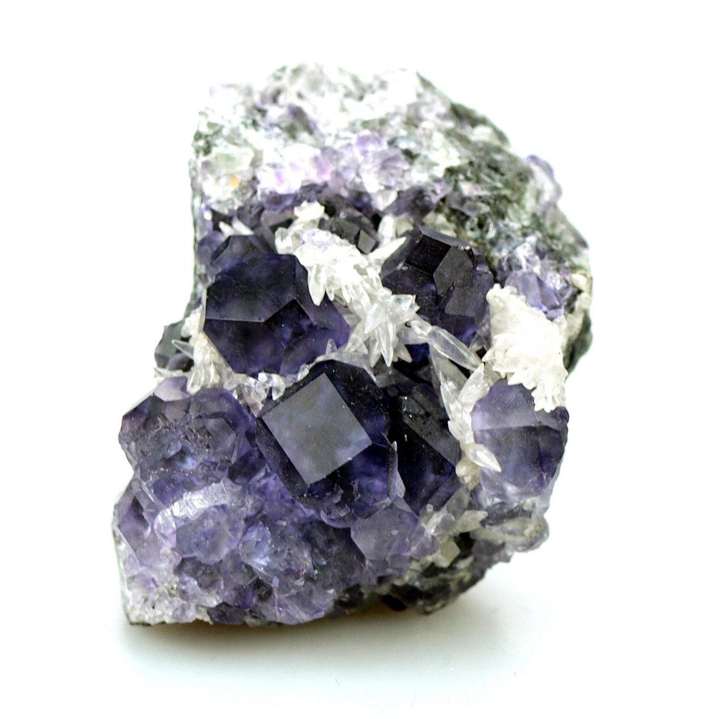 Fluorite with calcite