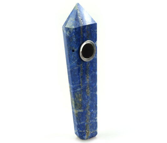 Peace pipe, lapis lazuli